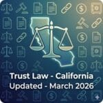 Trust Law in California - Updated - March 2026
