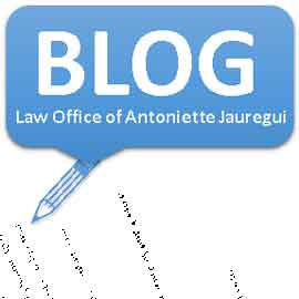 Blog (Legal) at the website of Law Office of Antoniette Jauregui