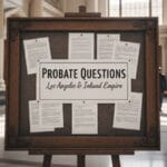 Questions related to the Probate cases in Los Angeles and Inland Empire area in California